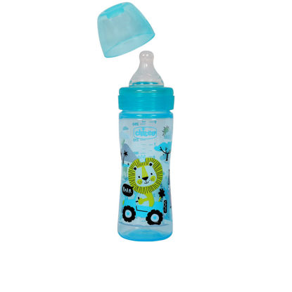 Image de CHIC.BIBERON BLEU SIL 250 ML