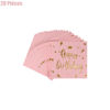 Image de PAPIER SERVIETTE DORE
