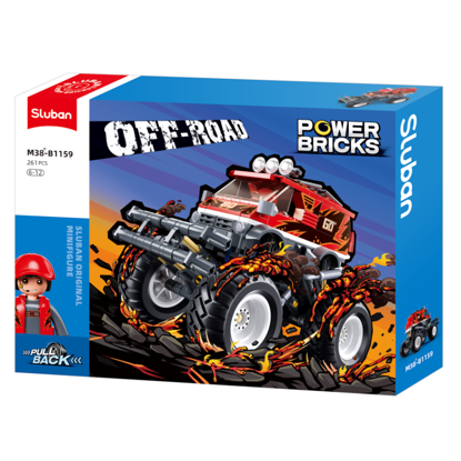 Image de Sluban - Monster Truck Go Red