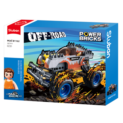 Image de Sluban - Silver Fire Monster Truck