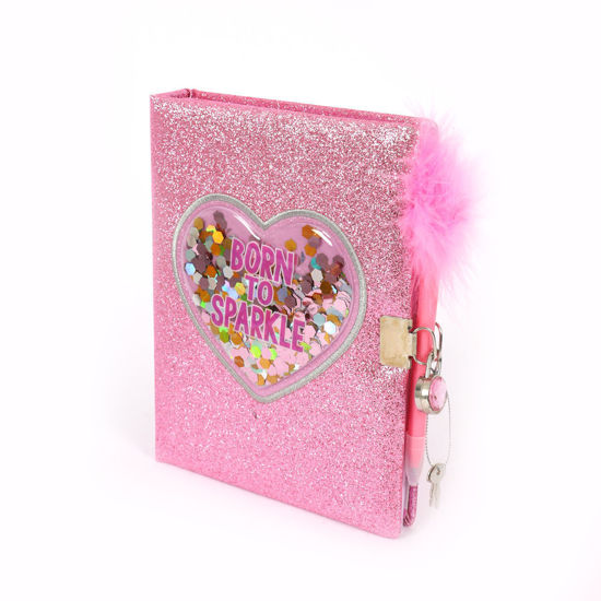 Image de BOM TO SPARKLE GLIITER JOURNAL AND PEN