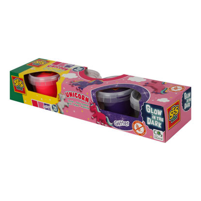 Image de Pâte à modeler pailletée 4x90gr