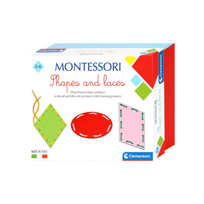 Image de JEU DE MONTESSORI-FORMES ET LACETS