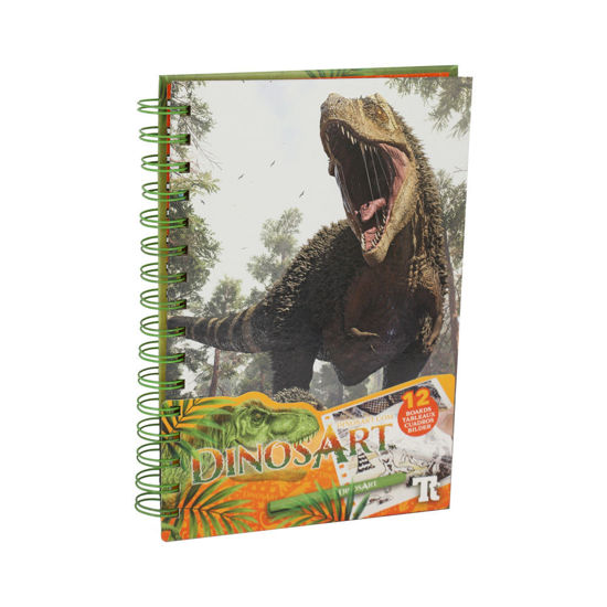 Image de Carnet créatif - Tableaux à métaliser DinosArt