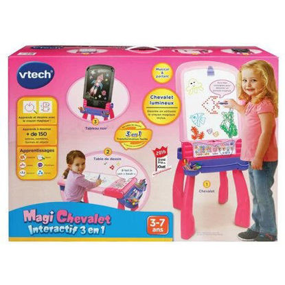 Image de Magi chevalet interactif 3 en 1 ROSE 193555