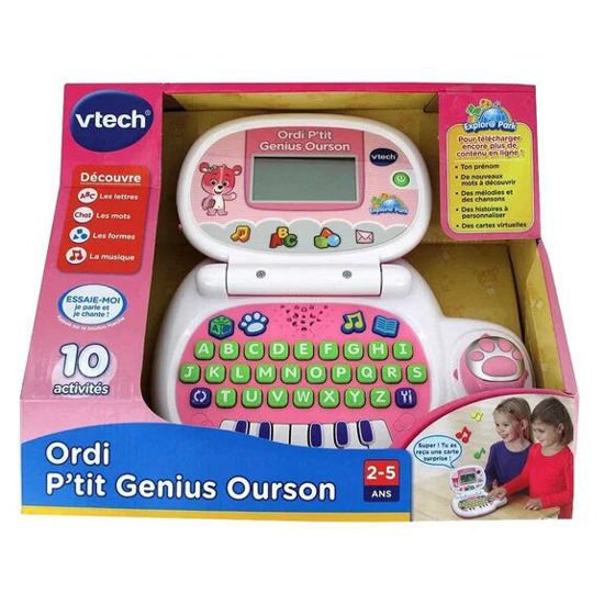 Image de Ordi P'tit Genius Ourson rose