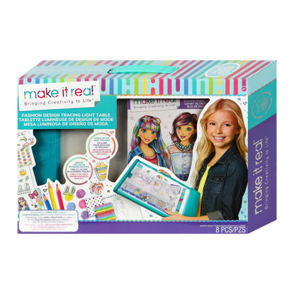 Image de Make It Real 3502 Fashion Design Mega Set avec table lumineuse