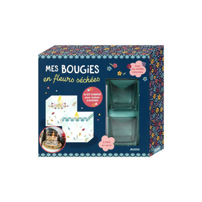 Image de Mes bougies en fleurs séchées