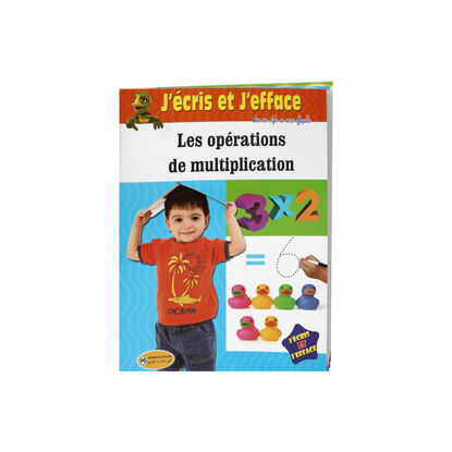 Image de J'ECRIS ET J'EFFACE LES OPERATIONS DE MULTIPLICATION