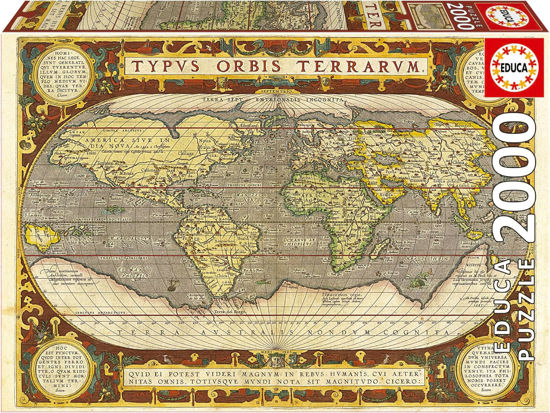 Image de puzzle 2000 pcs planisphere 19620