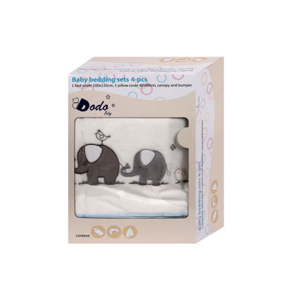 Image de BED SET ELEPHANT ROSE