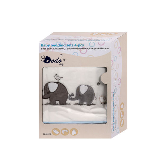 Image de BED SET ELEPHANT ROSE