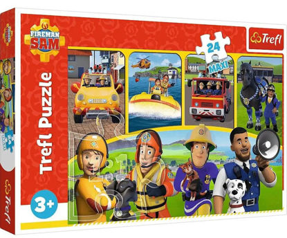 Image de PUZZLE 24 MAXI fireman  san and friends 14356