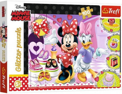 Image de PUZZLES 100 GLITTER MINNIE 14820