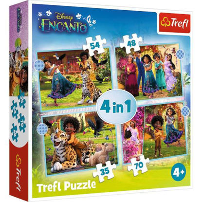 Image de PUZZLES 4IN1 CUR MAGICAL ENCANTO 34615