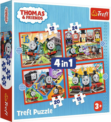Image de Puzzles 4in1 THOMAS AND FRIENDS 34619