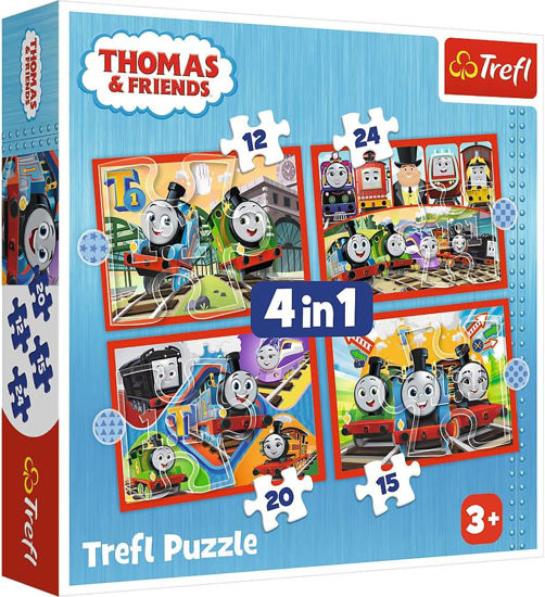 Image de Puzzles 4in1 THOMAS AND FRIENDS 34619