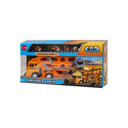 Image de CAMION FRICTION MUSICAL AVEC VOITURE TN-1258B