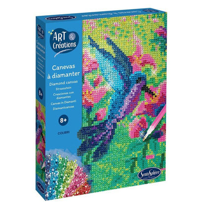 Image de ART & CREATIONS - CANEVAS A DIAMANTER - COLIBR