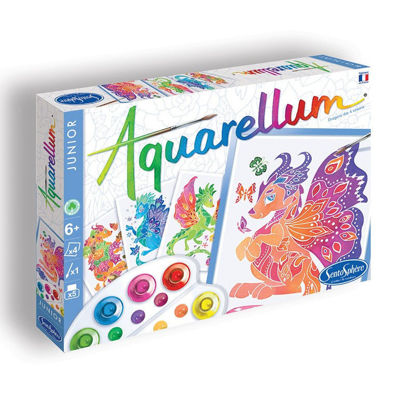 Image de AQUARELLUM JUNIOR - DRAGONS DES 4 SAISONS
