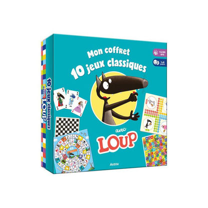 Image de MON COFFRET 10 JEUX CLASSIQUES AVEC LOUP