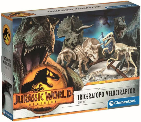 Image de SET TRICERATOPS VELOCIRAPTOR