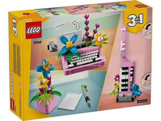 Image de LA MACHINE A ECRIRE AVEC DES FLEURS 31169