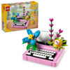 Image de LA MACHINE A ECRIRE AVEC DES FLEURS 31169