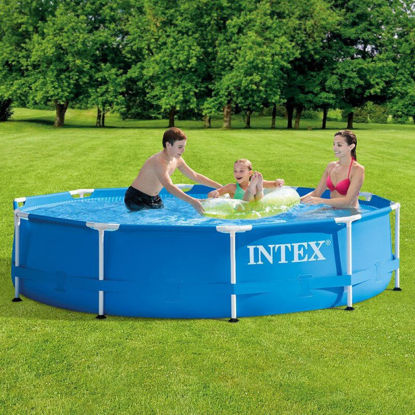Image de SWIMMING PISCINE INTEX 305 x 76 cm bleu avec épurateur REF:28202