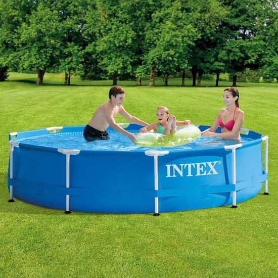 Image de SWIMMING PISCINE INTEX 305 x 76 cm bleu avec épurateur REF:28202