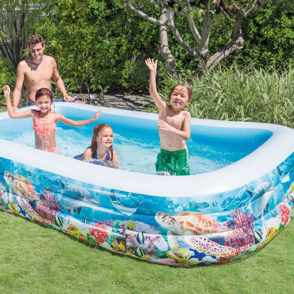 Image de PISCINE POISSON FAMILLE INTEX  58485NP (L)305 x (l)183 x (h)56cm