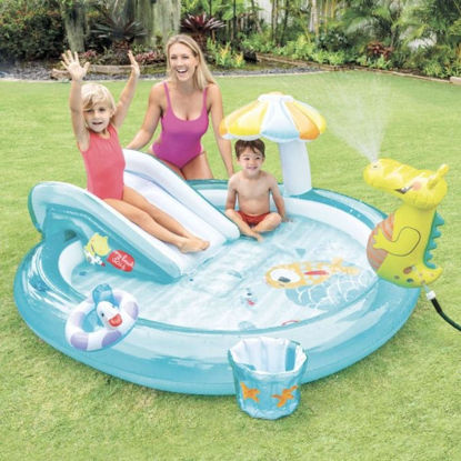 Image de Piscine  Air de jeux  INTEX  203CM X 173CM X 89CM REF:57165