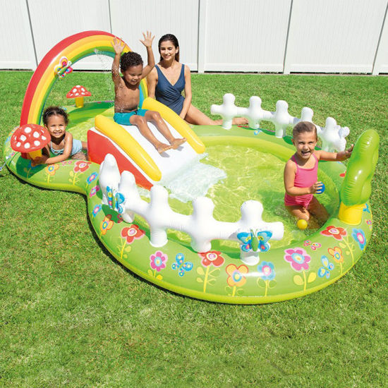 Image de AIR DE JEUX  INTEX GONFLABLE AVEC PISCINE 290x180x104cm  57154